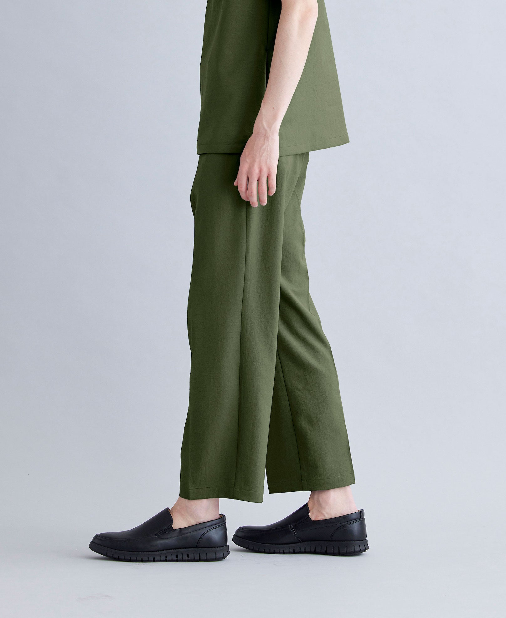 メンズ ストレッチ ワイドスクラブパンツ