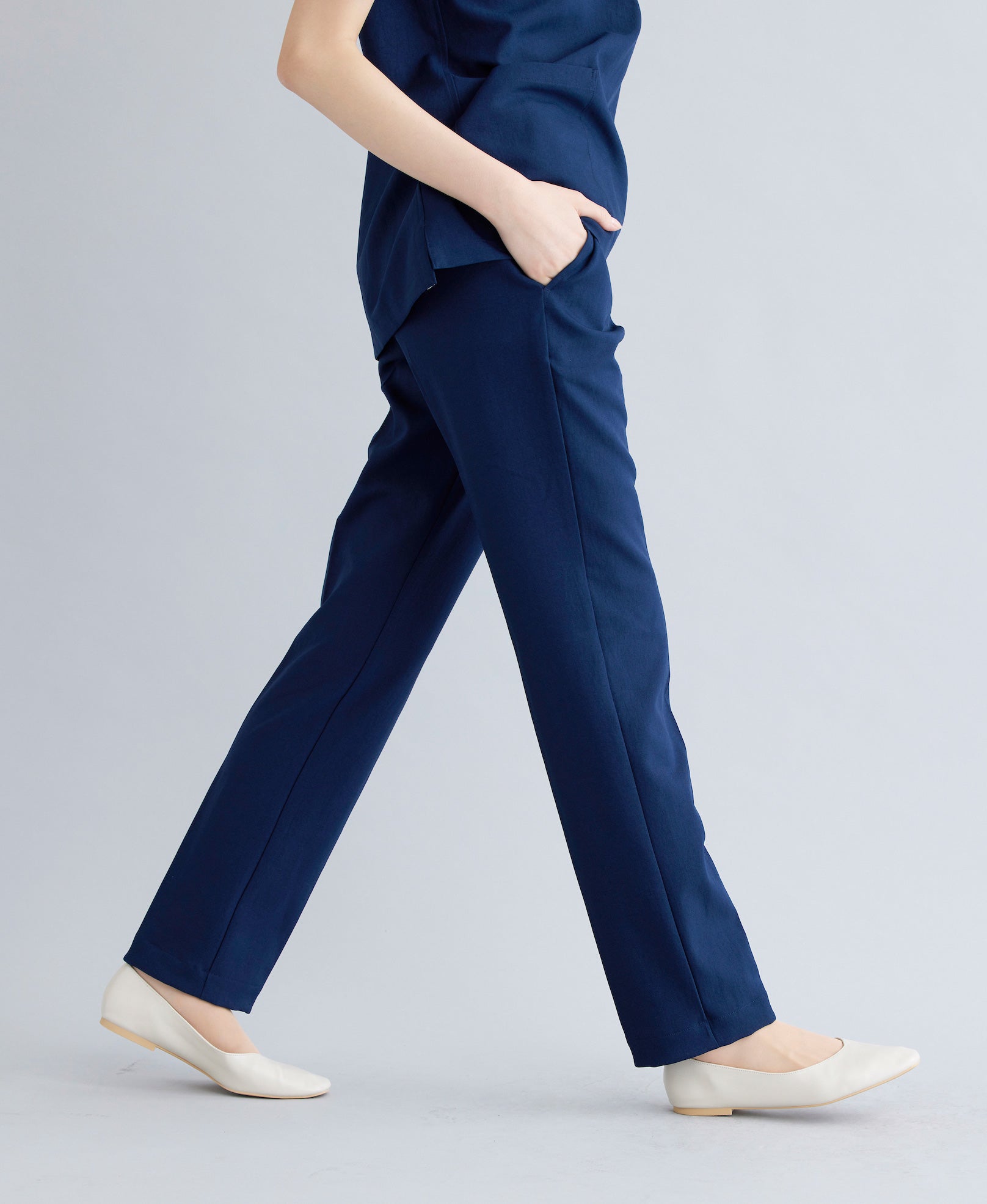 レディス ストレッチ スクラブパンツ
